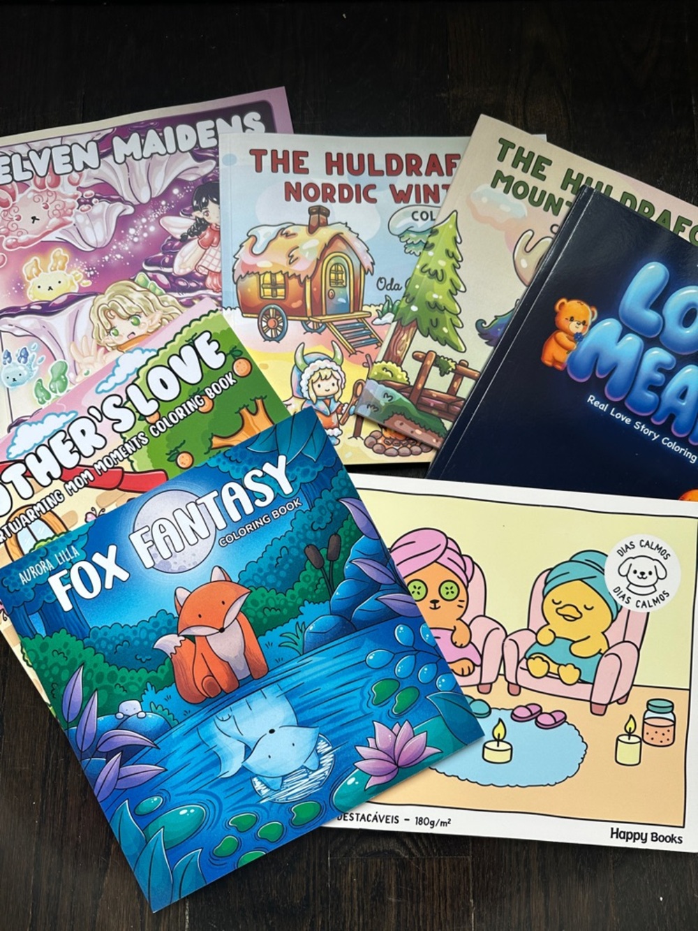 Cute and Cozy Hygee Coloring Books - Cardstock Happy Books